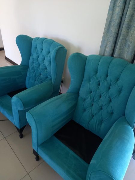 Velvet Armchair Refresh — Quinton Chinoz Projects Cape Town